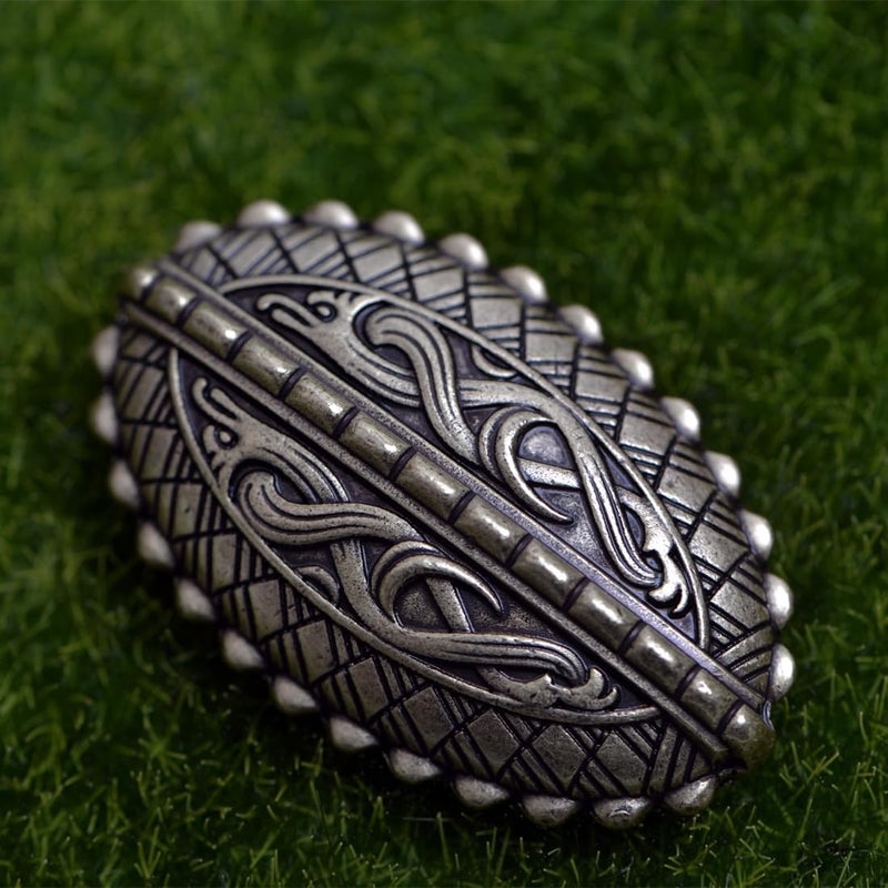 LANGHONG Norse Viking Brooch For Men Turtle Brooch Talisman Jewelry, Gift For Men - Image 5
